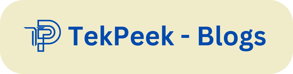 Tekpeek - Blogs